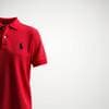 Custom Fit Mesh Polo Red M