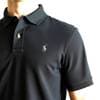 Custom Fit Mesh Polo Black M