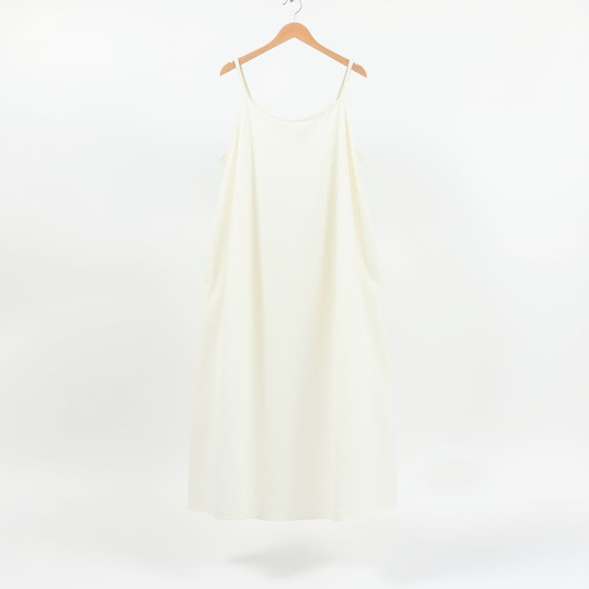 Linen Midi Dress Black S